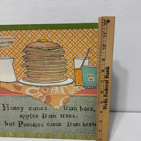 Canvas by Curly Girl Designs 12” Pancakes Come from Heaven - Picture 9 of 12